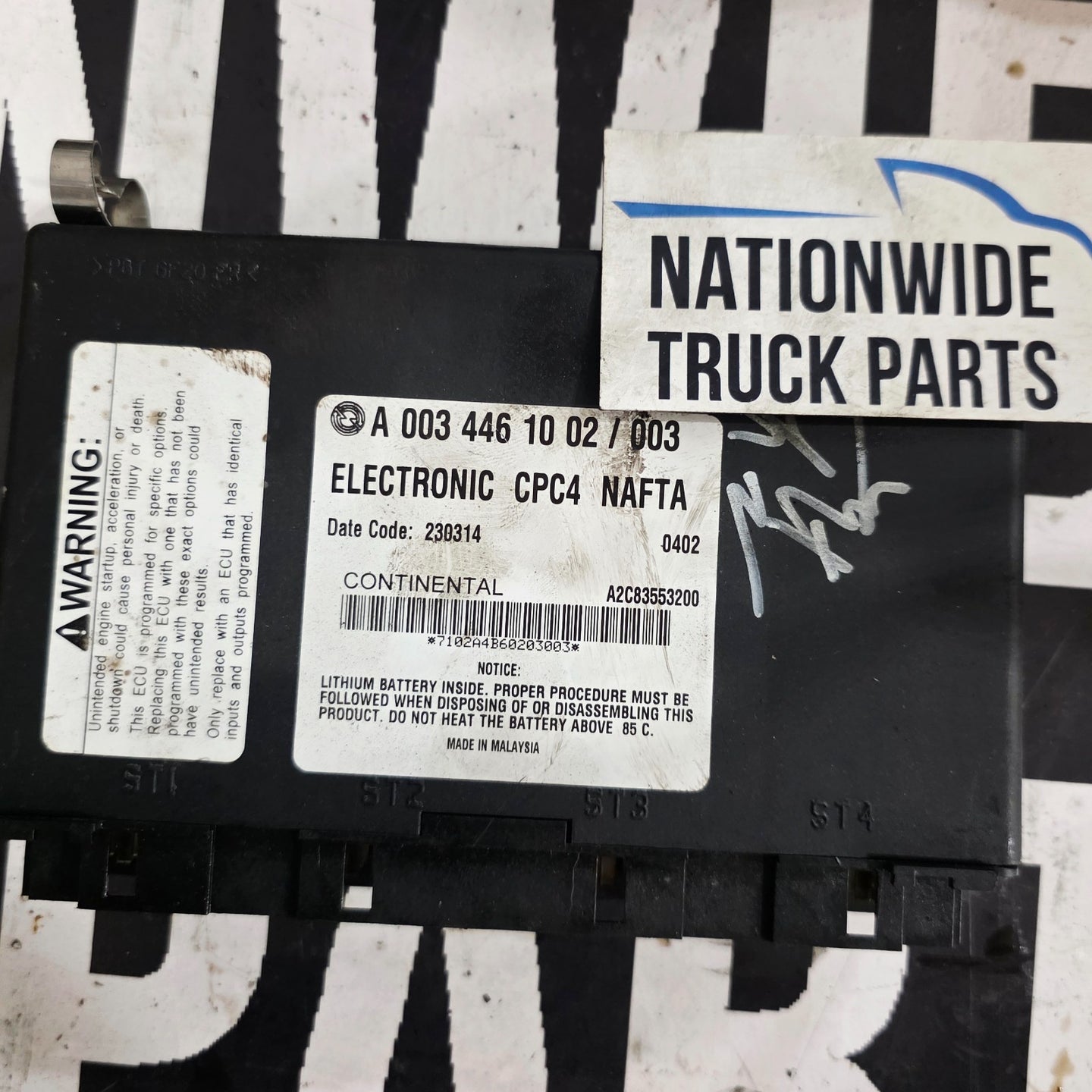 Freightliner Cascadia CPC4 NAFTA A0034461002/003