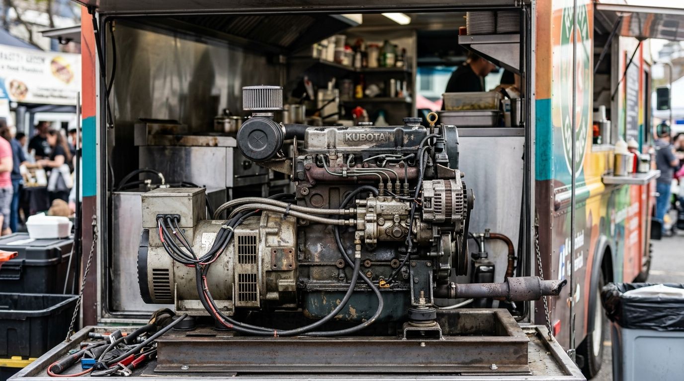 Best used diesel engines for food truck generator builds