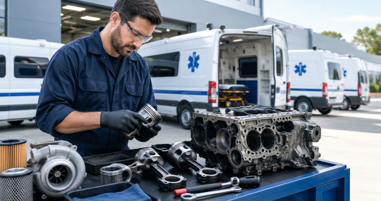 Diesel engine parts for medical transport fleets: complete 2026 guide - Nationwide Diesel Engine Sales