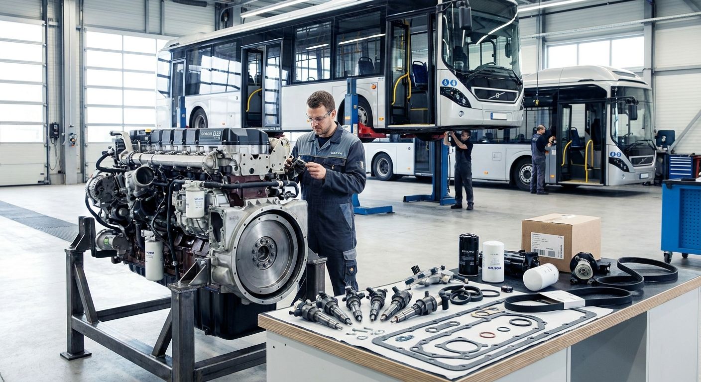 Volvo D13 Engine Parts for Transit Buses (2026 Guide) - Nationwide Diesel Engine Sales