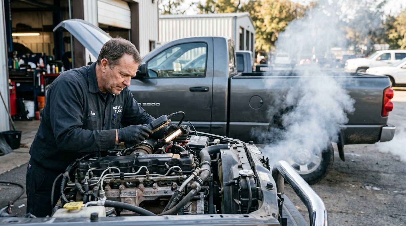 Diesel Engine White Smoke on Startup: 2026 Diagnosis - Nationwide Diesel Engine Sales