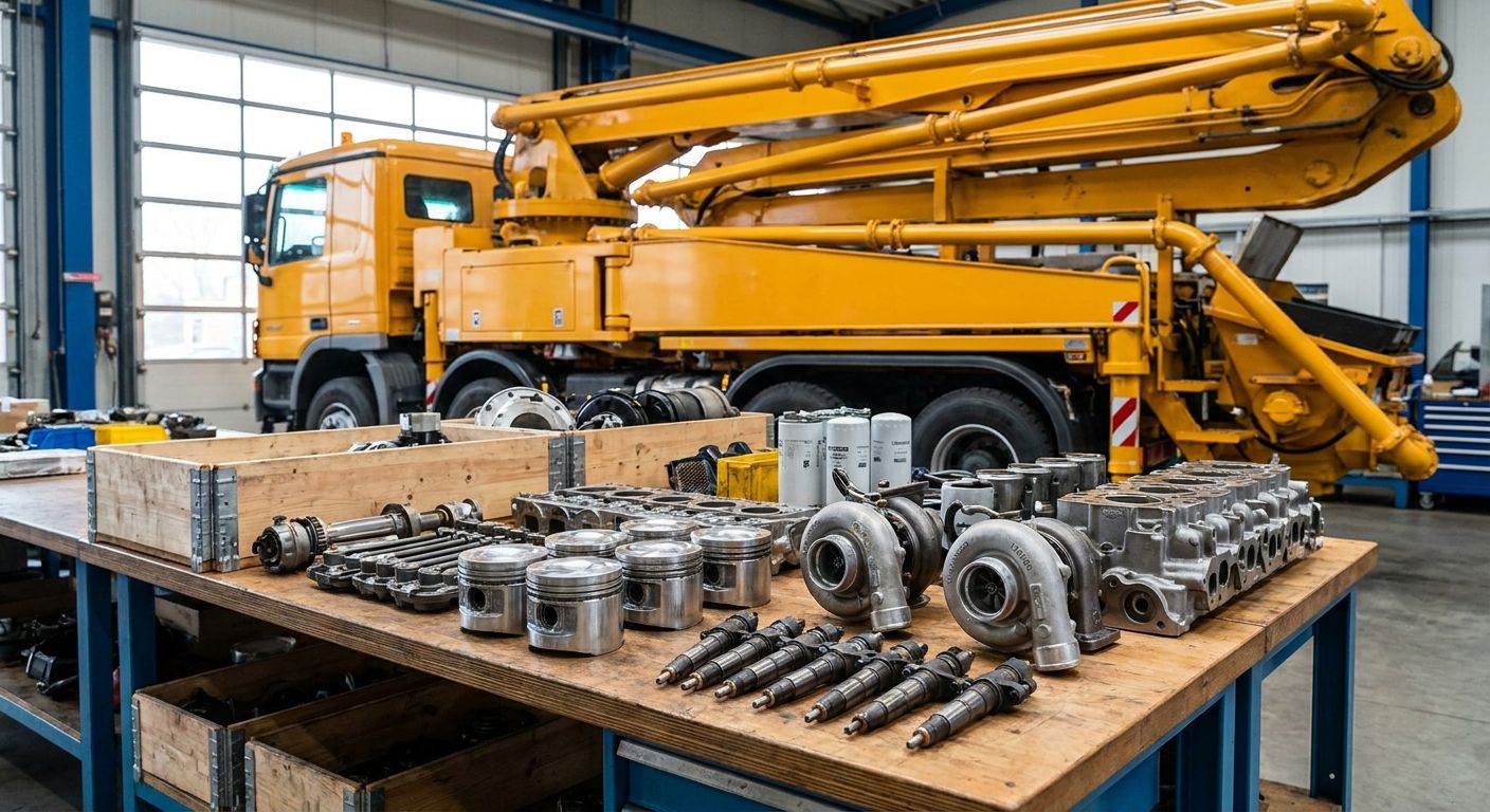 Diesel Engine Parts for Concrete Pump Trucks (2026) - Nationwide Diesel Engine Sales