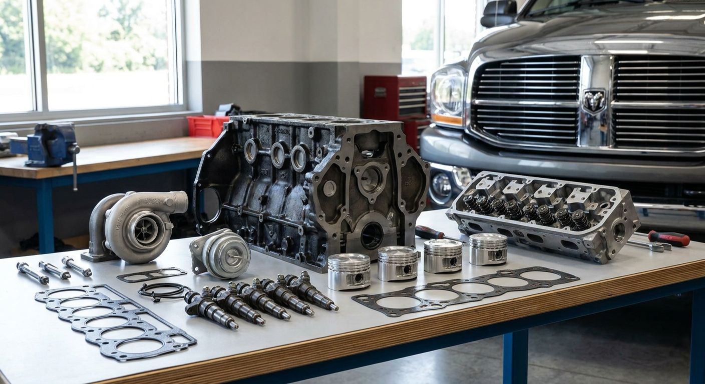 5.9 Cummins Engine Parts for Dodge Ram: 2026 Buyer Guide - Nationwide Diesel Engine Sales