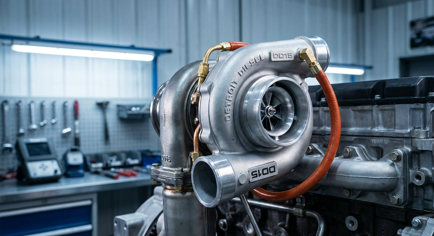 Turbochargers for Detroit Diesel DD15 engines