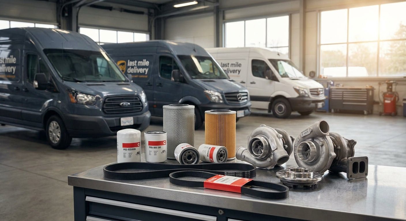 Best Cummins Engine Parts for Last-Mile Fleets 2026 - Nationwide Diesel Engine Sales