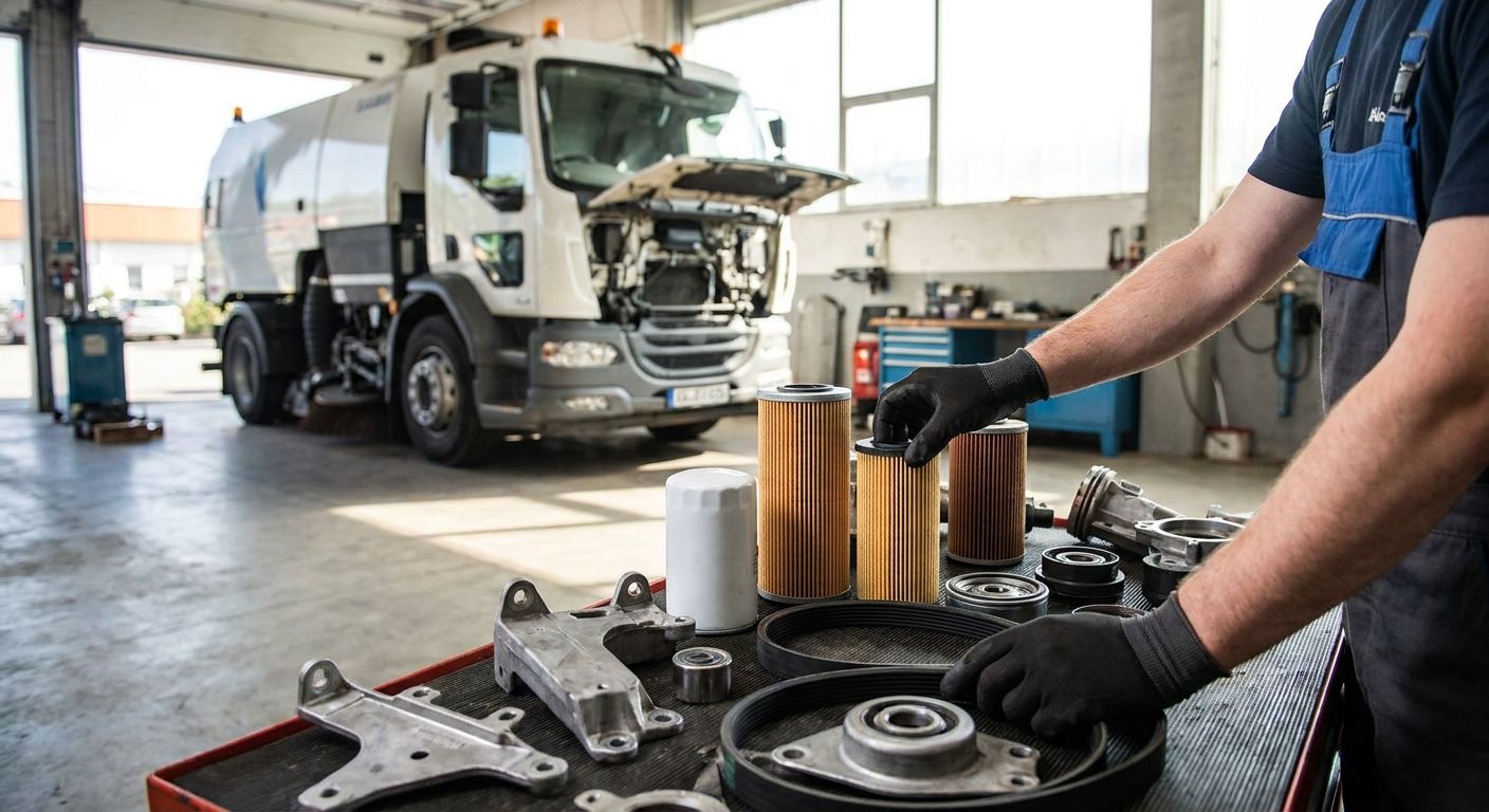 Diesel Truck Parts for Street Sweeper Fleets (2026) - Nationwide Diesel Engine Sales