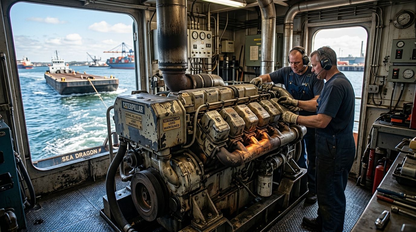 Best used diesel engines for tugboat and towboat repower