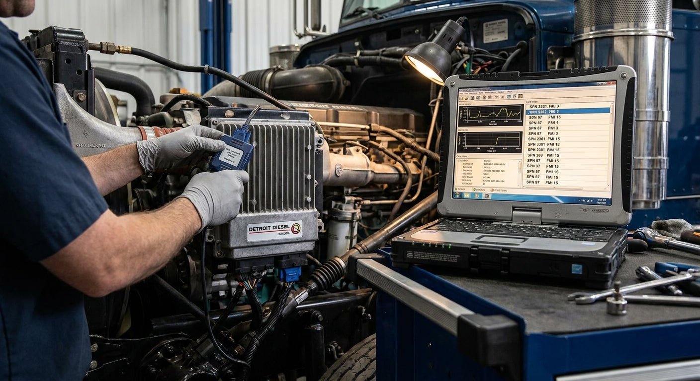Diagnose Detroit Diesel ECM Fault Codes (2026 Guide) - Nationwide Diesel Engine Sales