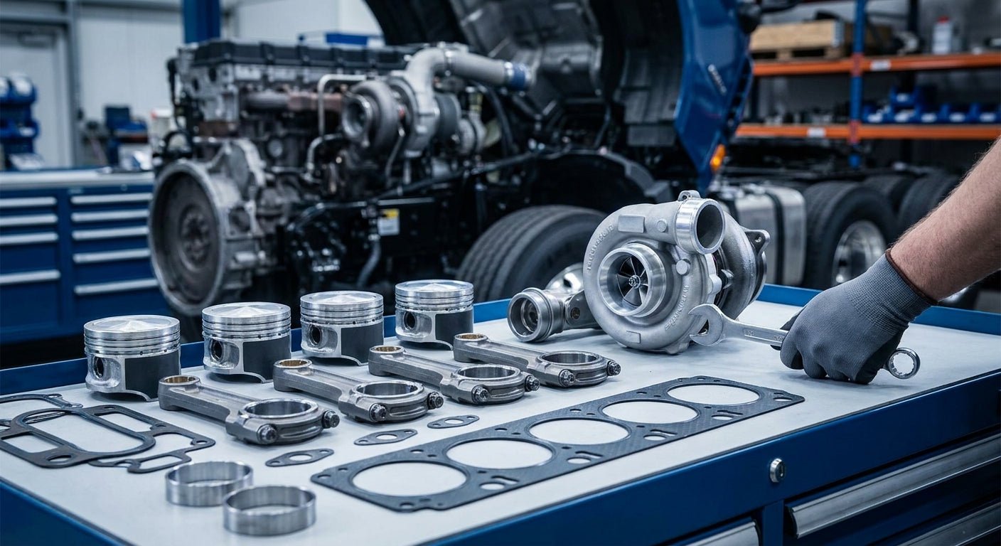 Detroit DD13 Engine Parts for Fleet Rebuilds (2026 Guide) - Nationwide Diesel Engine Sales