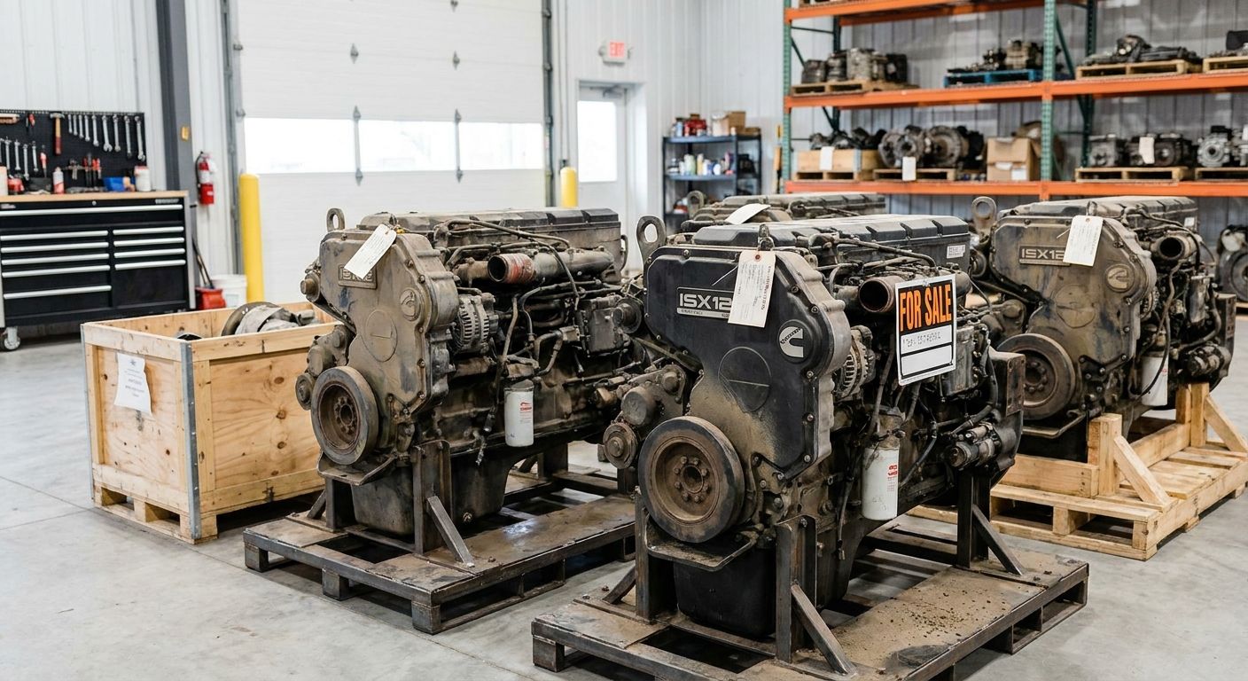 Best used Cummins ISX12 engines for sale