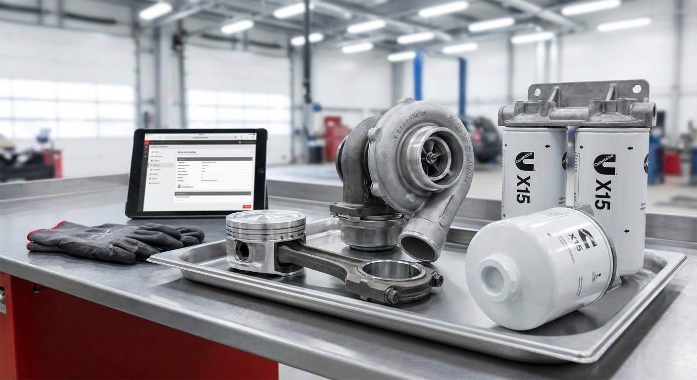 Cummins X15 Engine Parts for Fleet Maintenance (2026) - Nationwide Diesel Engine Sales