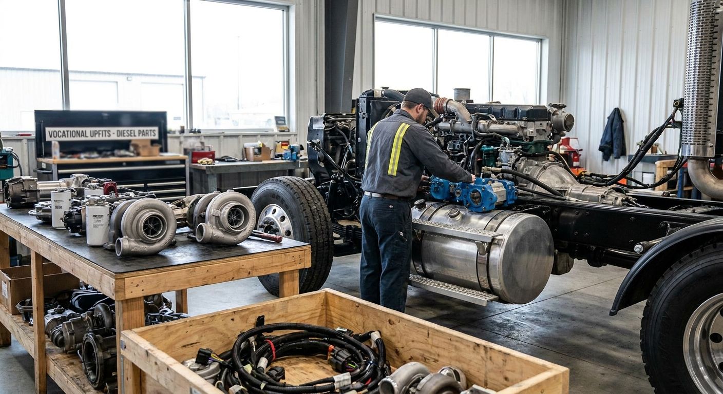 Diesel Truck Parts for Upfitters: 2026 Buying Guide - Nationwide Diesel Engine Sales
