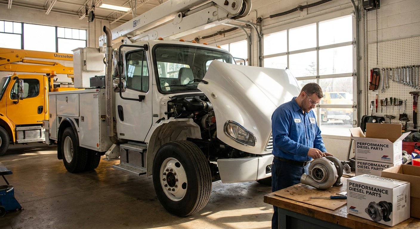 Diesel Performance Parts for Bucket Trucks: 2026 Buy Guide - Nationwide Diesel Engine Sales