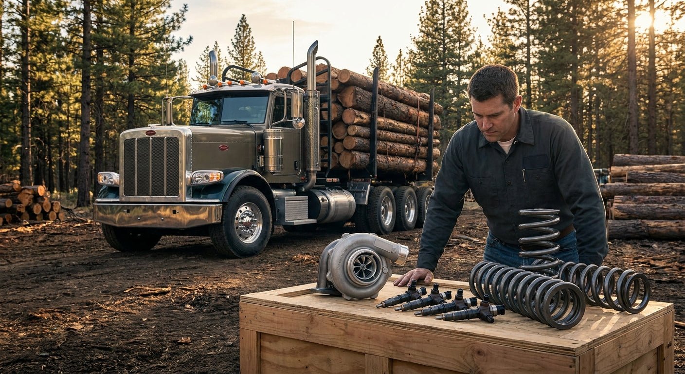 Diesel Truck Parts for Log Trucks: 2026 Buying Guide - Nationwide Diesel Engine Sales