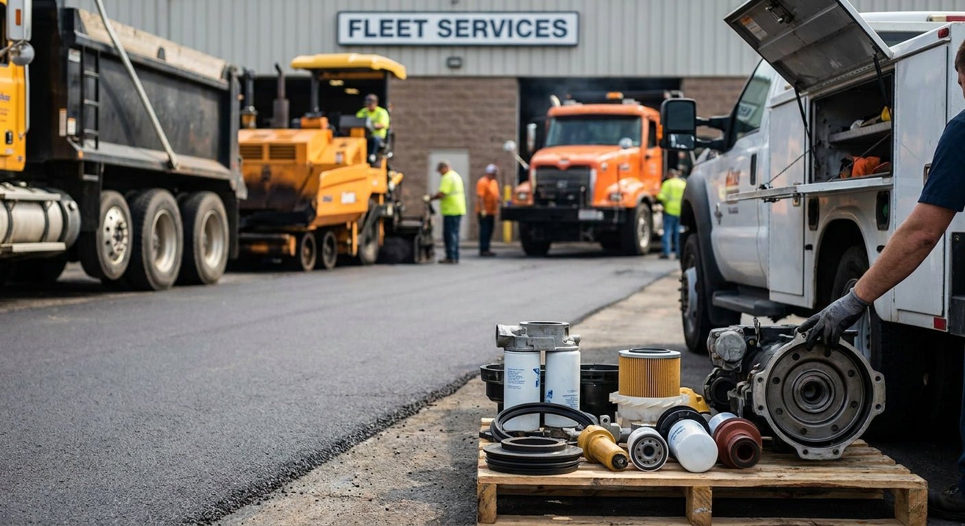 Best Diesel Aftermarket Parts for Paving Fleets 2026 - Nationwide Diesel Engine Sales