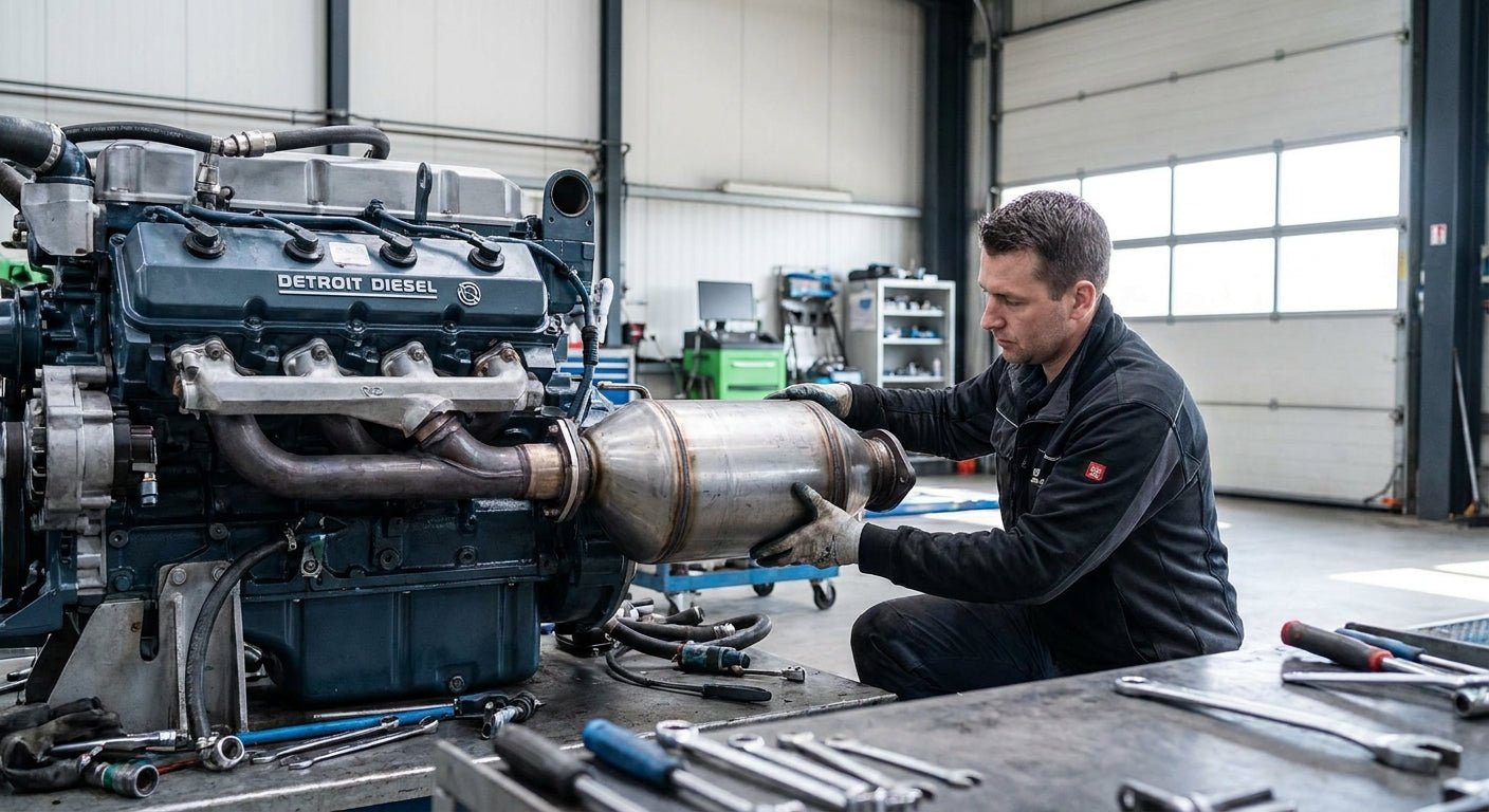 How to Install a DPF Filter on a Detroit Diesel (2026) - Nationwide Diesel Engine Sales