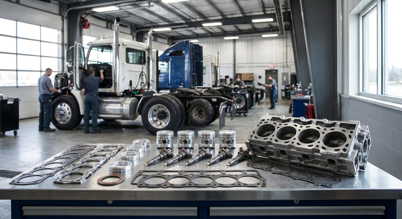 Detroit DD15 Engine Parts for Line-Haul Fleets: 2026 Guide - Nationwide Diesel Engine Sales