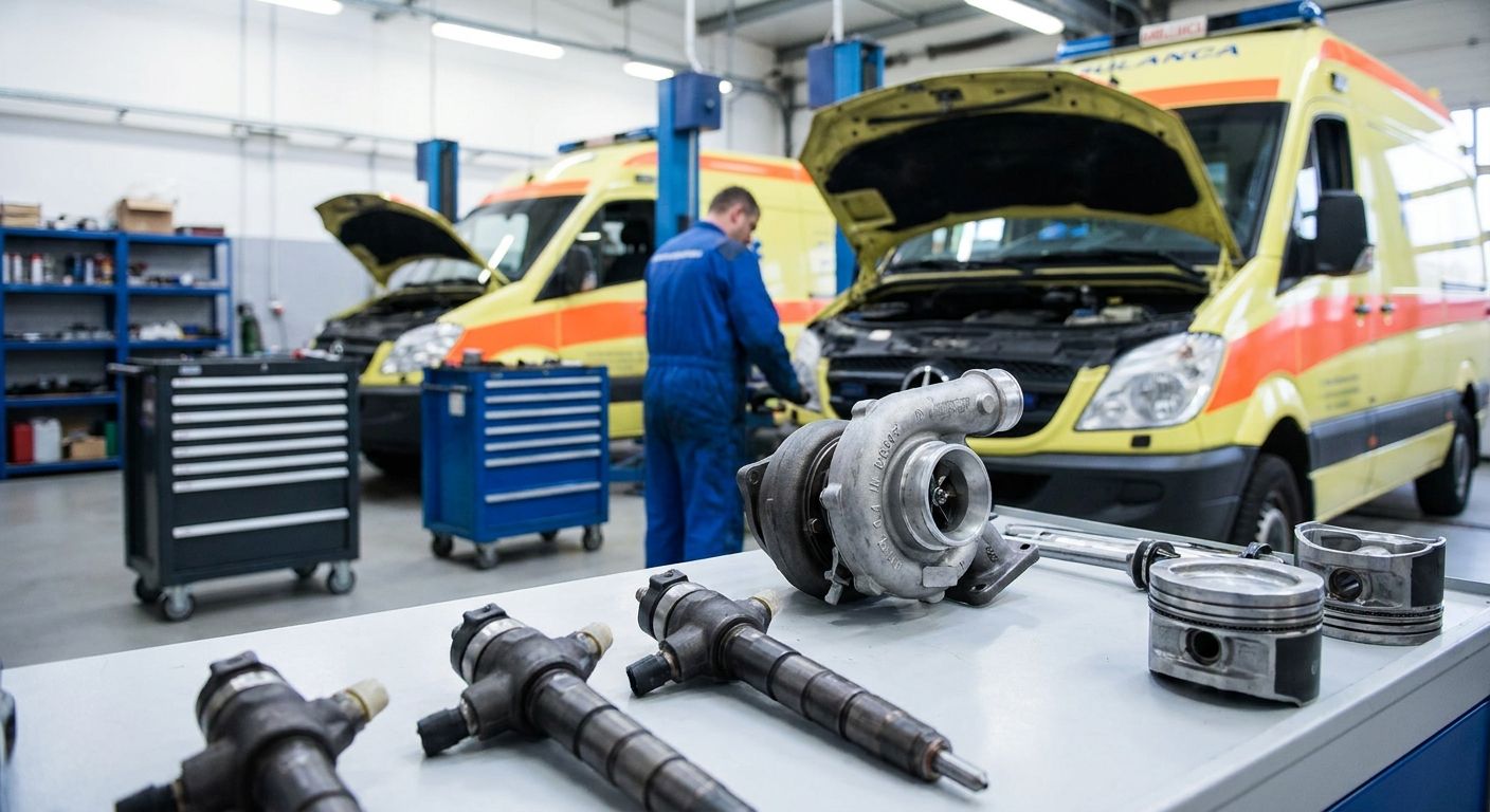 Diesel Engine Parts for Ambulance Fleets: 2026 Guide - Nationwide Diesel Engine Sales