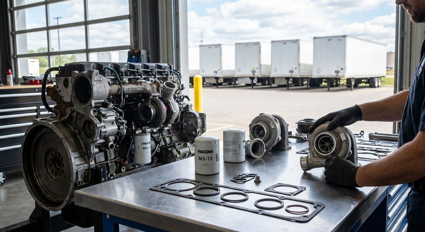 PACCAR MX-13 Engine Parts for Dry Van Fleets (2026) - Nationwide Diesel Engine Sales