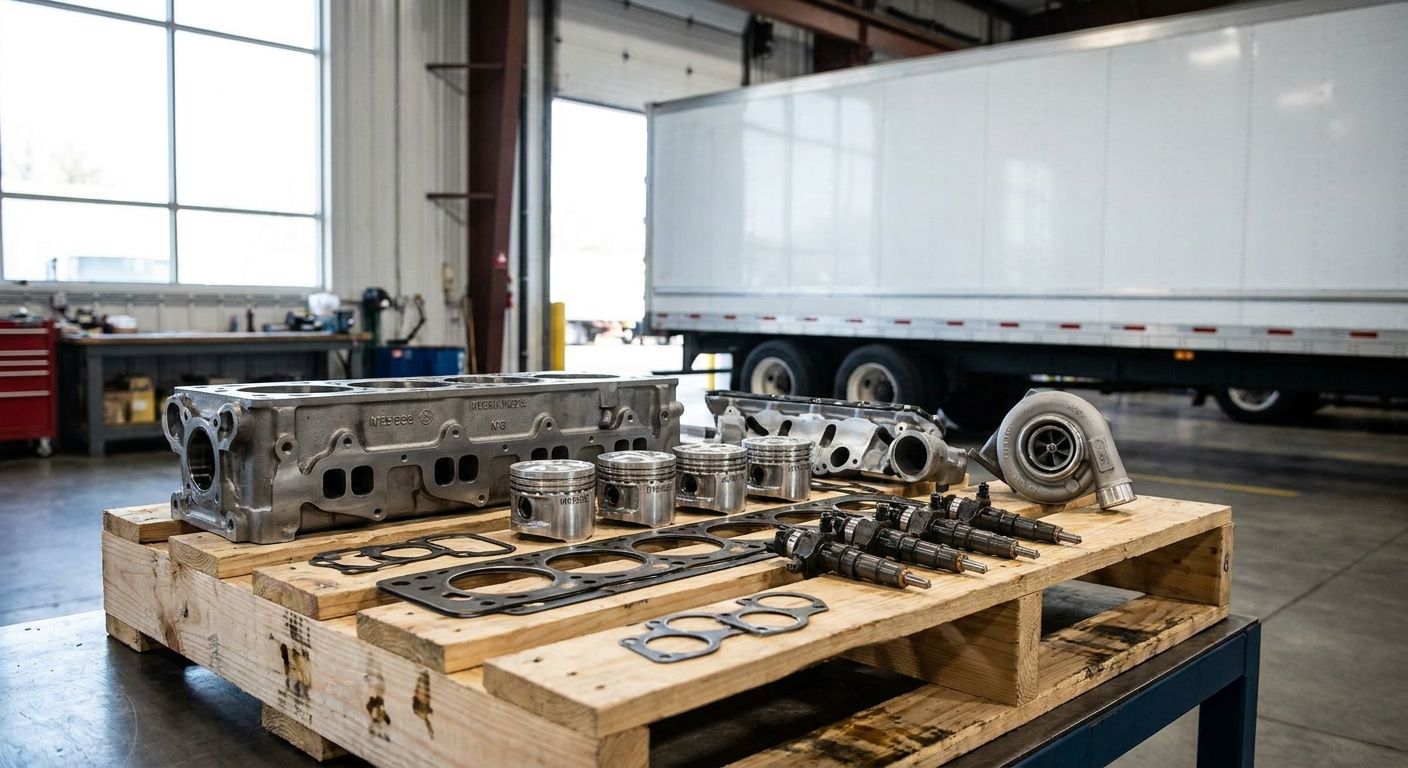 International N13 engine parts for dry van freight fleets