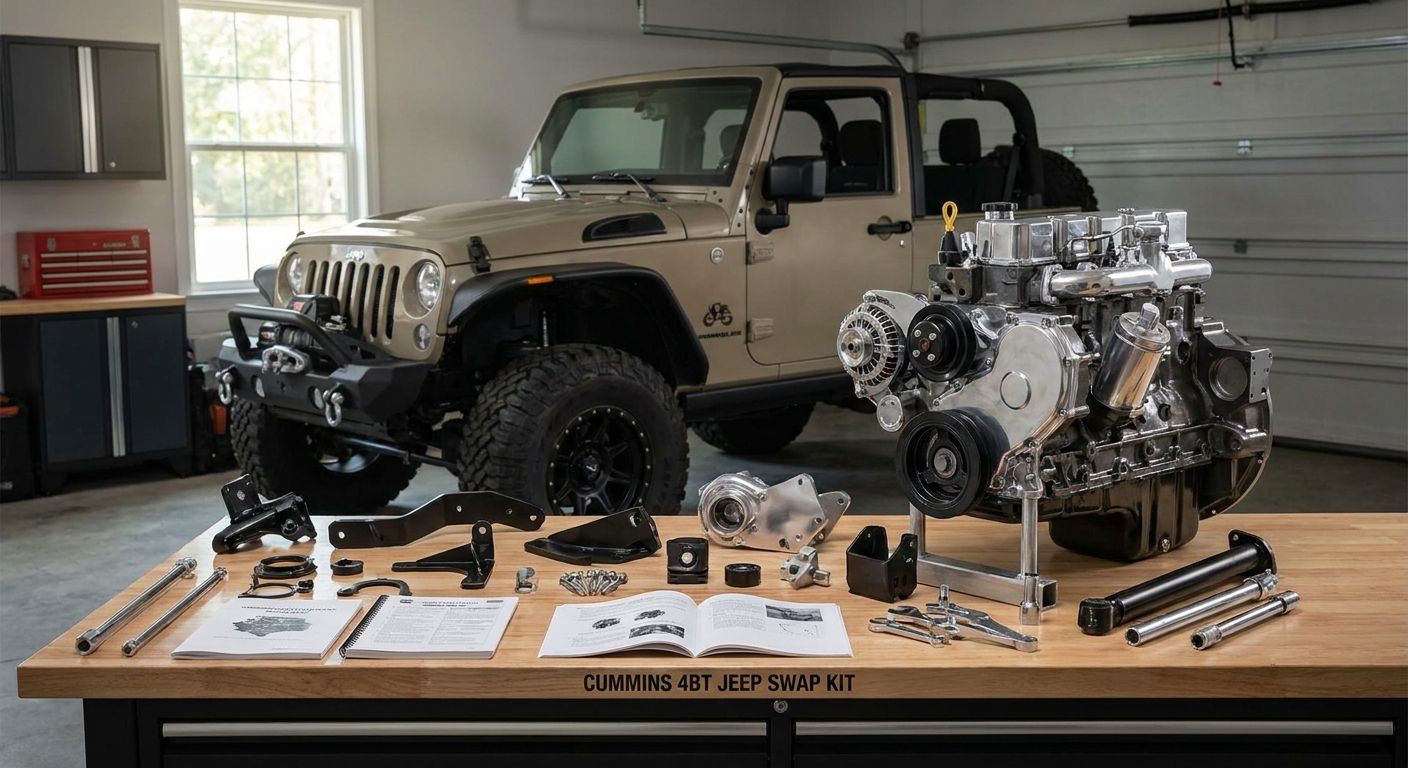 Cummins 4BT Jeep Swap Kit: What Works in 2026 - Nationwide Diesel Engine Sales