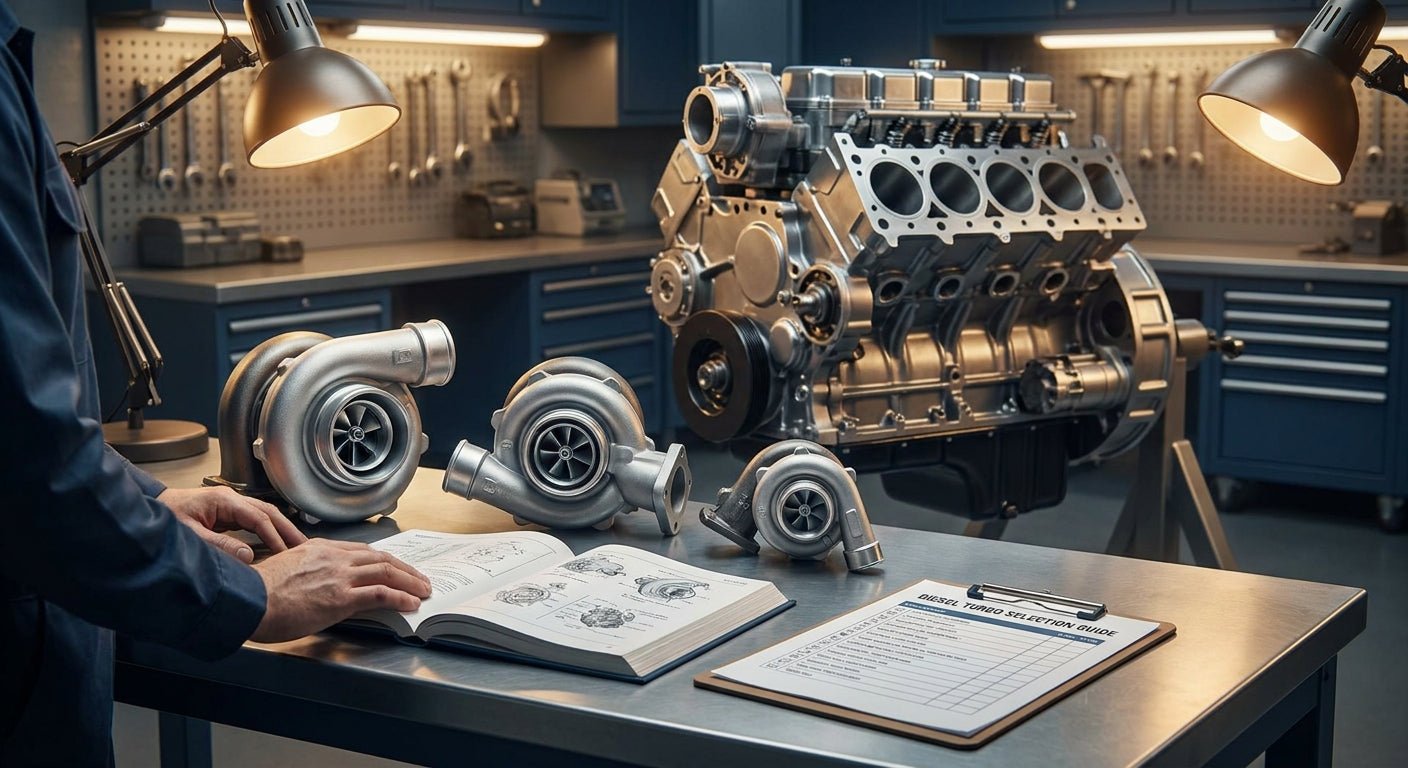 How to Choose a Turbocharger for a Diesel Engine (2026) - Nationwide Diesel Engine Sales