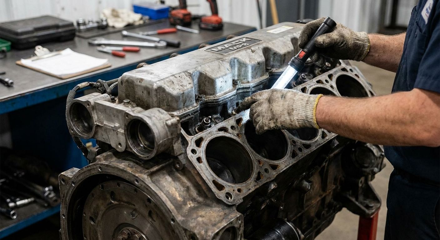 How to Inspect a Used Mack MP8 Engine (2026 Guide) - Nationwide Diesel Engine Sales