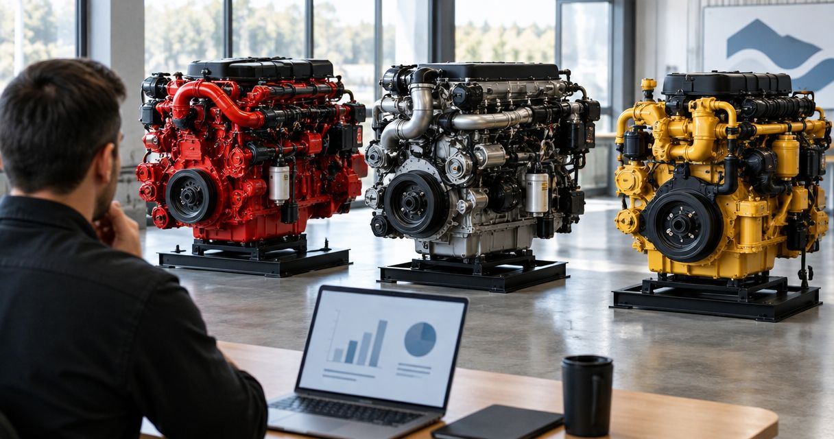 Cummins vs Detroit vs Caterpillar engine demand benchmarks 2026 - Nationwide Diesel Engine Sales