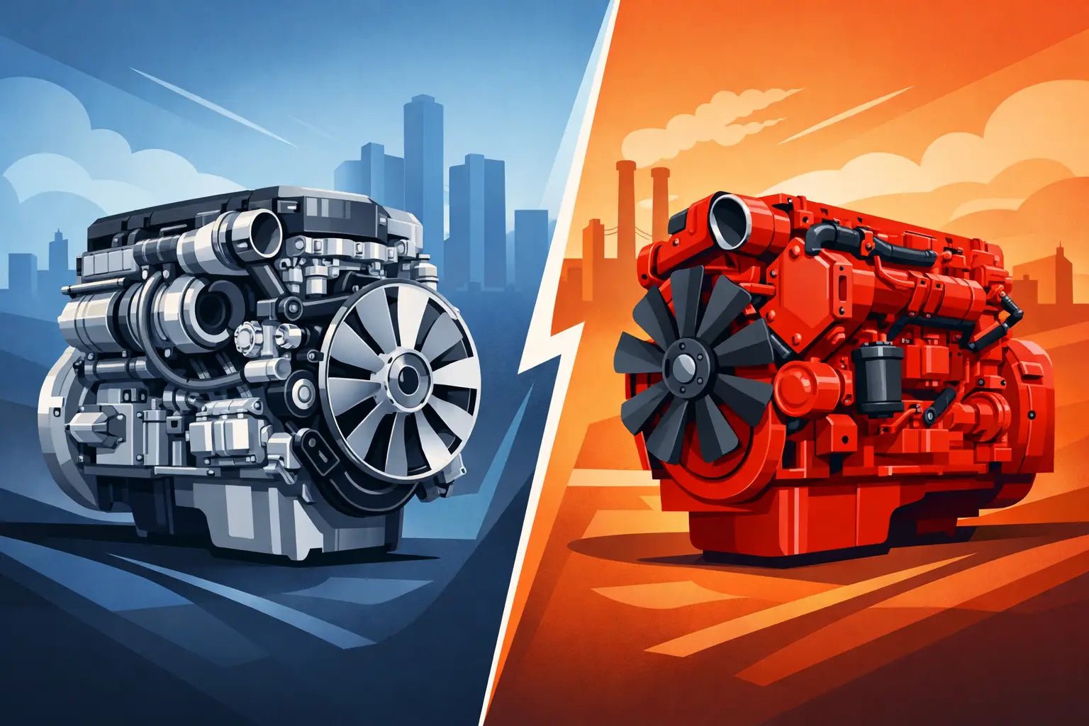 Detroit DD15 vs Cummins ISX - Nationwide Diesel Engine Sales
