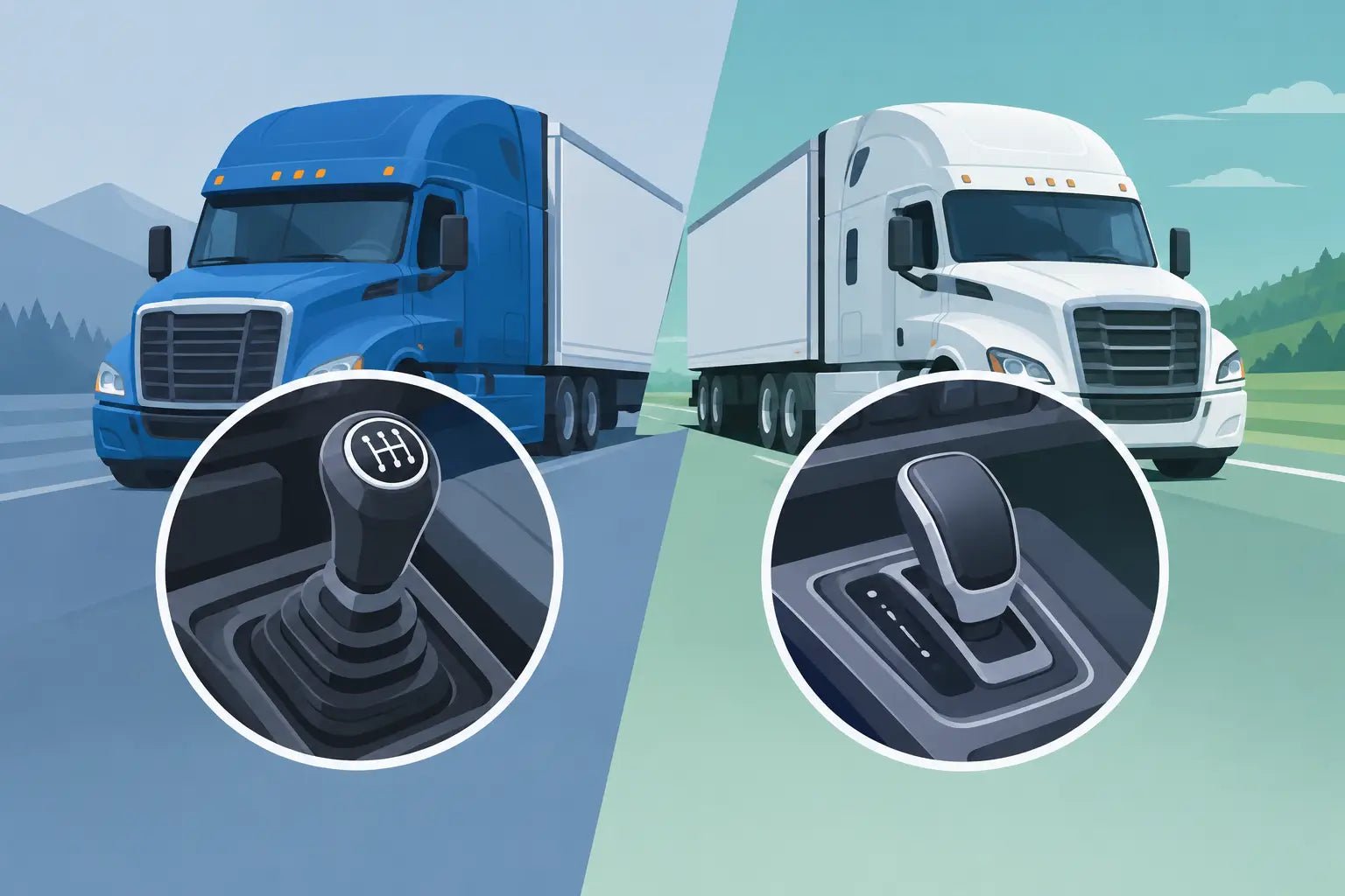 Manual Versus Automated Truck Transmissions - Nationwide Diesel Engine Sales