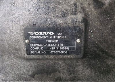 2015 Volvo I-Shift Transmission ATO2612D | AUTOMATIC VNL
