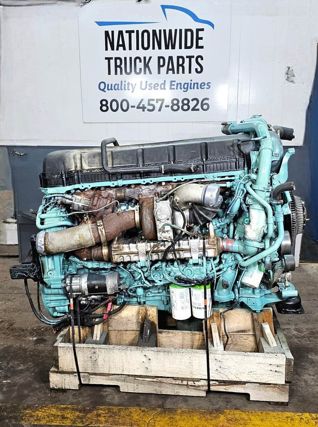 2015 Volvo D13 D13J  MP8 Engine Assembly Low Miles