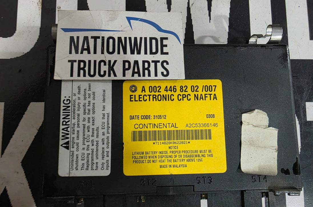 FREIGHTLINER Cascadia Cab Control Module CPC NAFTA A0024468202/007