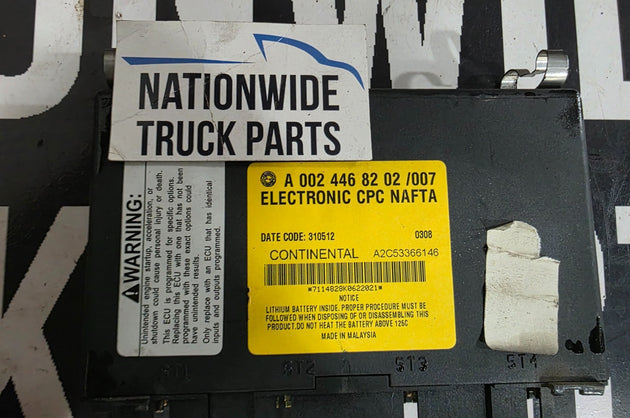 FREIGHTLINER Cascadia Cab Control Module CPC NAFTA A0024468202/007
