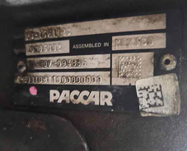 2020 PETERBILT- KENWORTH PACCAR MX-13 TRANSMISISON PO-16F112C COMPLETE OEM 293k