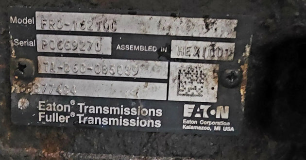 2014 Eaton-Fuller FRO-16210C Transmission