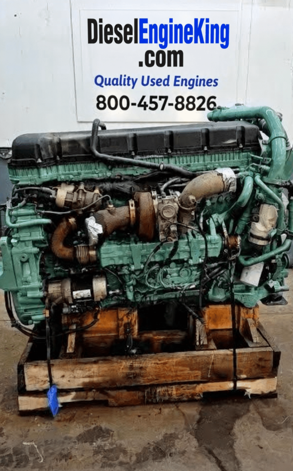 2015 Volvo D13 D13J MP8 Engine Assembly Low Miles - Nationwide Diesel Engine Sales