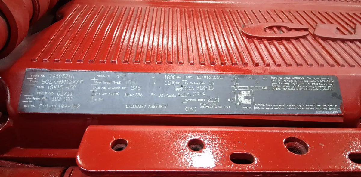 2012 Cummins ISX15 CPL 3719 Engine for Sale by CUMMINS