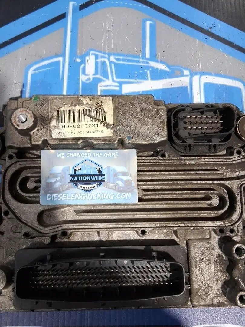 DETROIT DD13 DD15 DIESEL ENGINE COMPUTER MODULE ECM ECU P/N A0074463740 - Nationwide Diesel Engine Sales